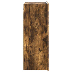 vidaXL Wall-Mounted Cabinet Smoked Oak 66 x 34.5 x 92 cm 5