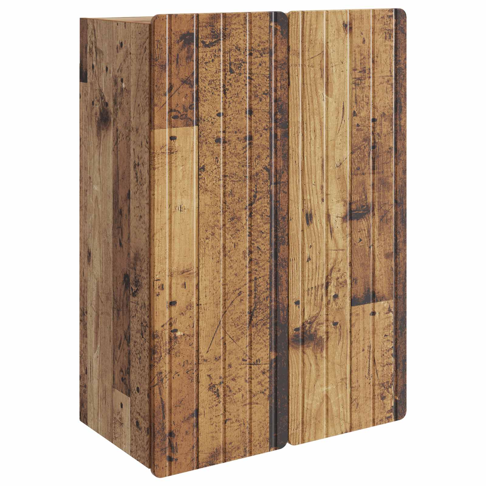 vidaXL Wall-Mounted Cabinet Old Wood 66 x 34.5 x 92 cm Engineered Wood 2