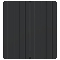 vidaXL Wall-Mounted Cabinet Black 59 x 31 x 64 cm Engineered Wood 4