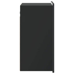 vidaXL Wall-Mounted Cabinet Black 59 x 31 x 64 cm Engineered Wood 5