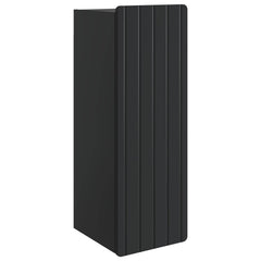 vidaXL Wall-Mounted Cabinet Black 33 x 34.5 x 94 cm Engineered Wood 2