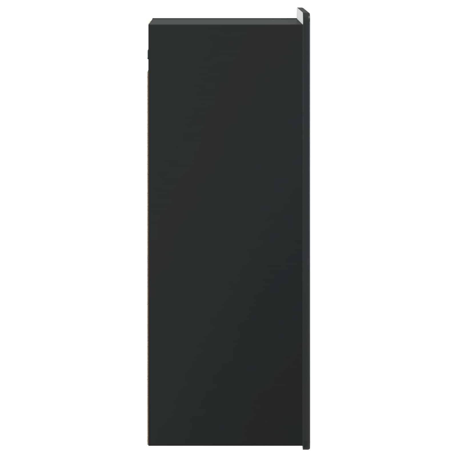 vidaXL Wall-Mounted Cabinet Black 33 x 34.5 x 94 cm Engineered Wood 5