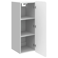 vidaXL Wall-Mounted Cabinet High Gloss White 33 x 34.5 x 94 cm 3