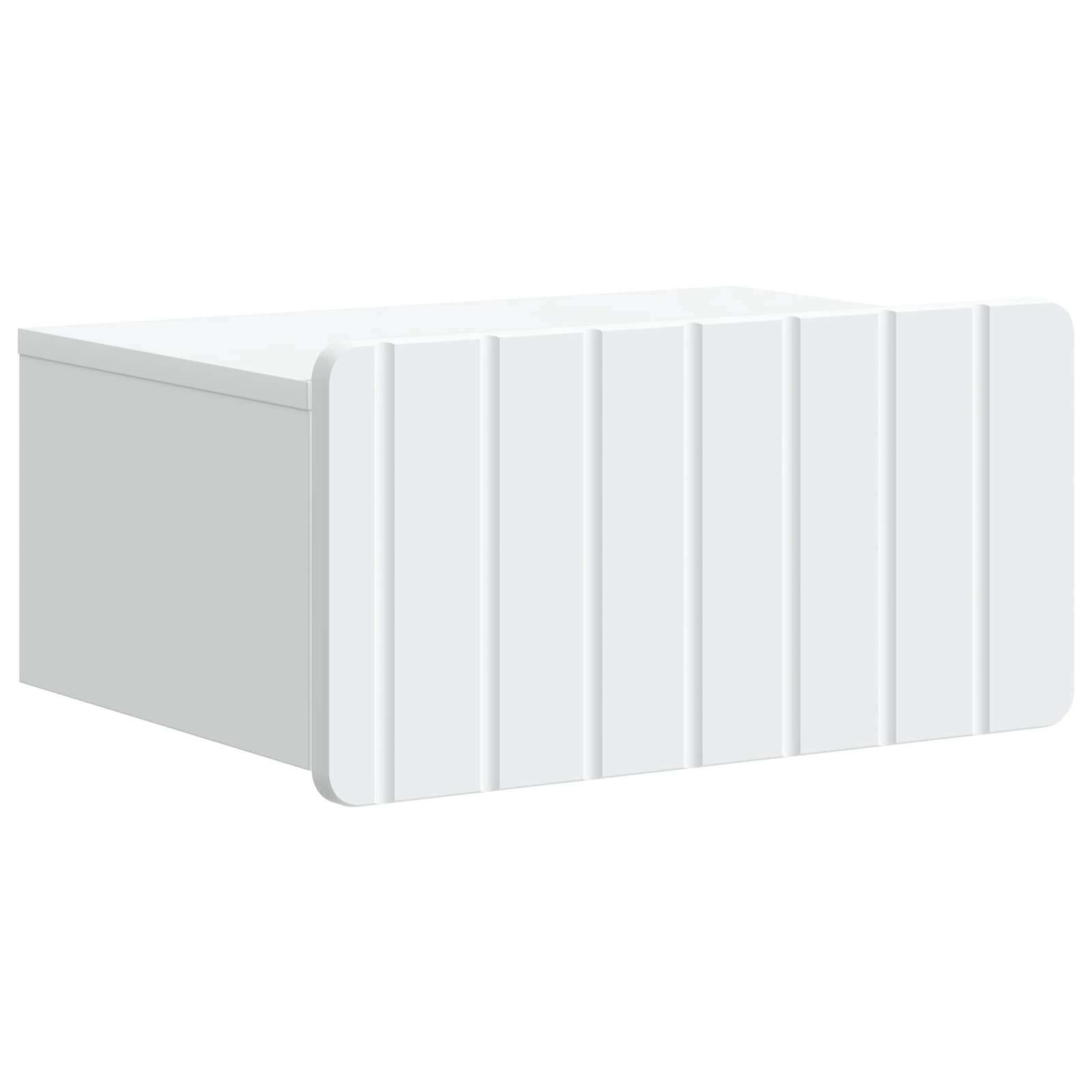vidaXL Wall-Mounted Bedside Cabinet 2 pcs White 49 x 34.5 x 24 cm 5