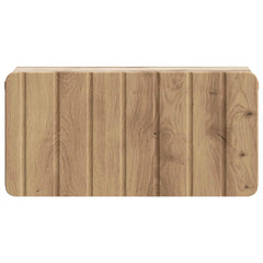 vidaXL Wall-Mounted Bedside Cabinet Artisan Oak 49 x 34.5 x 24 cm 5