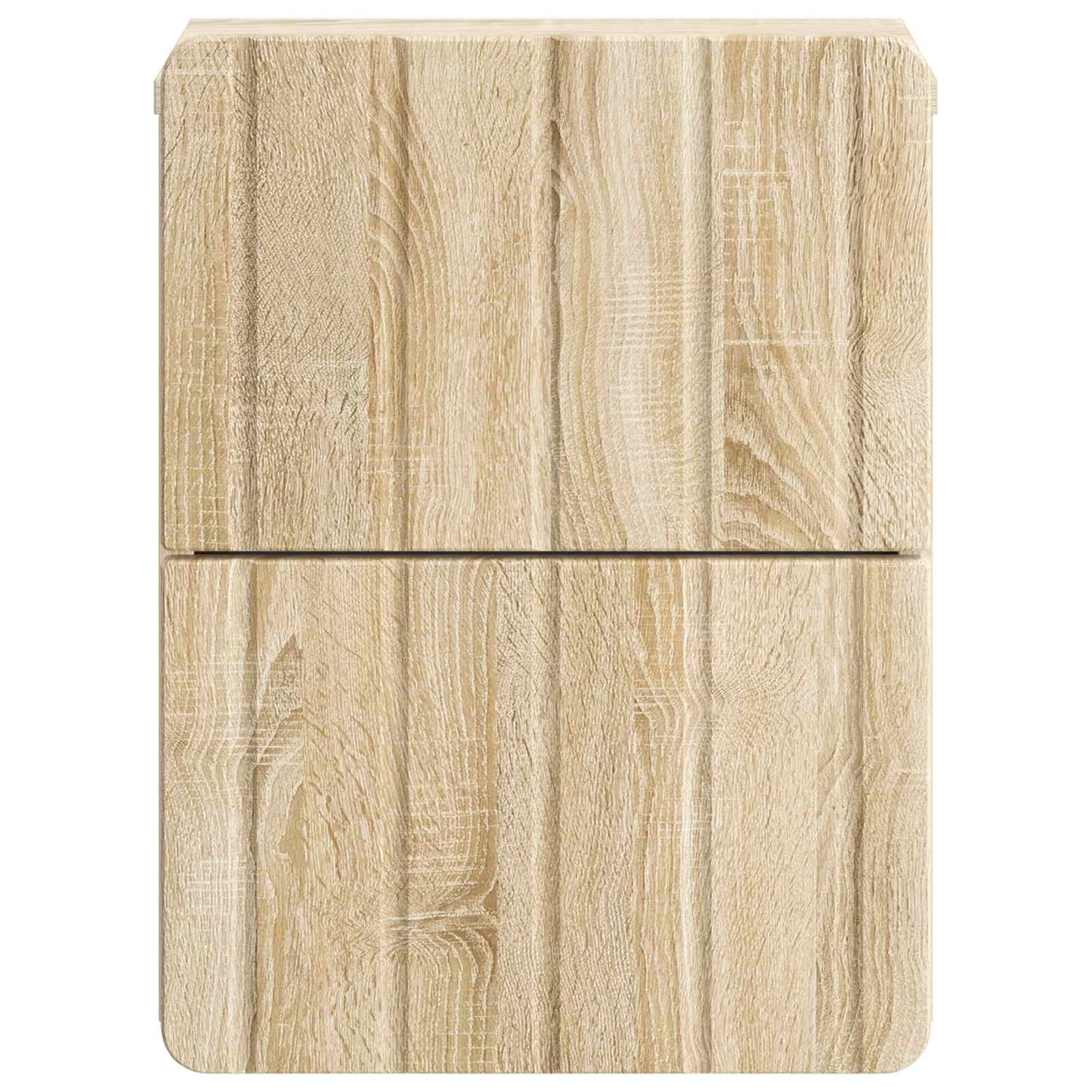 vidaXL Wall-Mounted Bedside Cabinet Sonoma Oak 33 x 34.5 x 43 cm 5