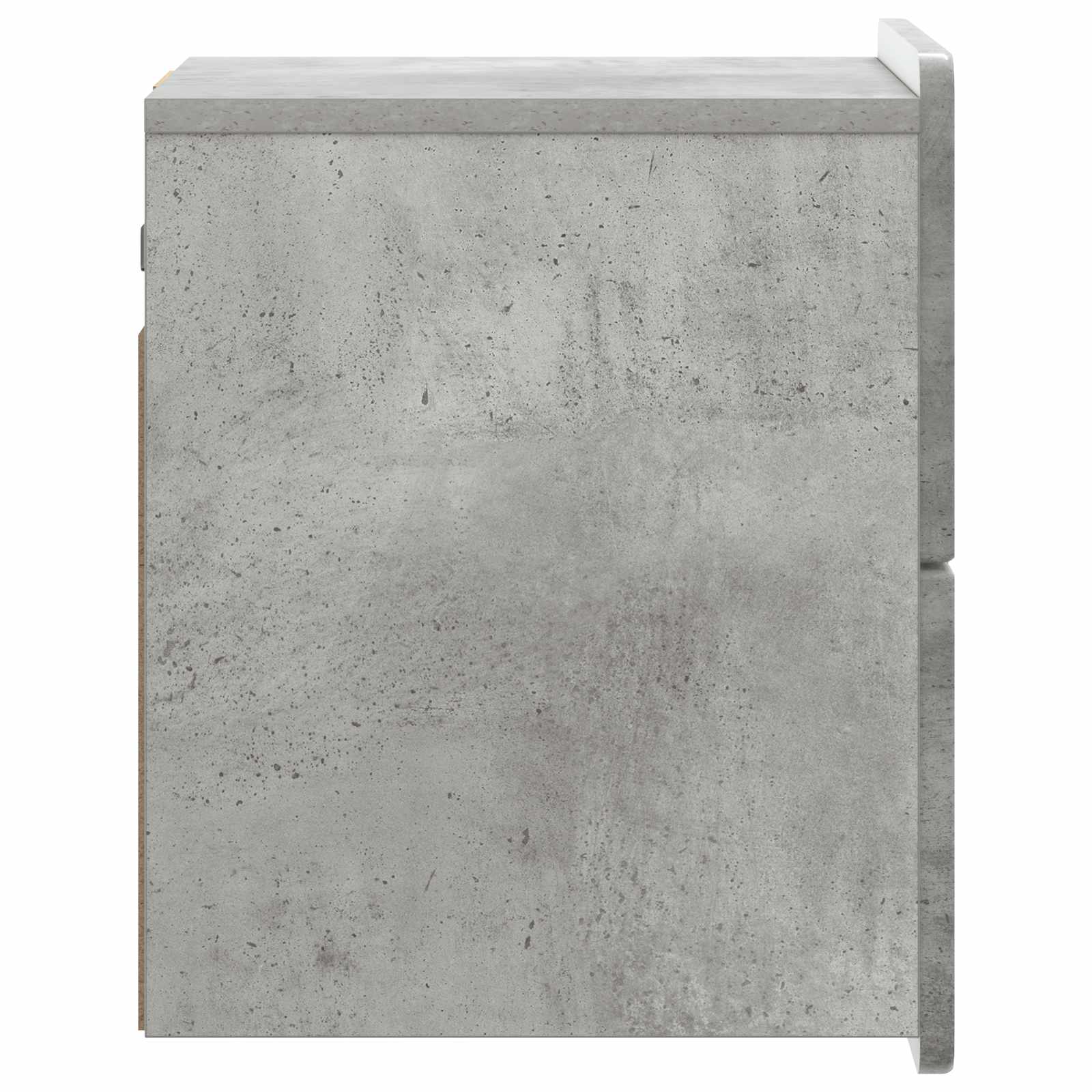 vidaXL Wall-Mounted Bedside Cabinet Concrete Grey 33 x 34.5 x 43 cm 6