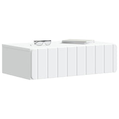 vidaXL Wall-Mounted Side Table White 59 x 34.5 x 17 cm Engineered Wood 3