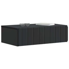 vidaXL Wall-Mounted Side Table Black 59 x 34.5 x 17 cm Engineered Wood 3