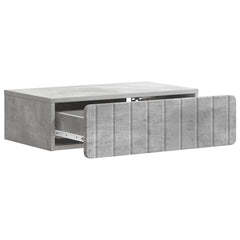 vidaXL Wall-Mounted Side Table Concrete Grey 59 x 34.5 x 17 cm 4