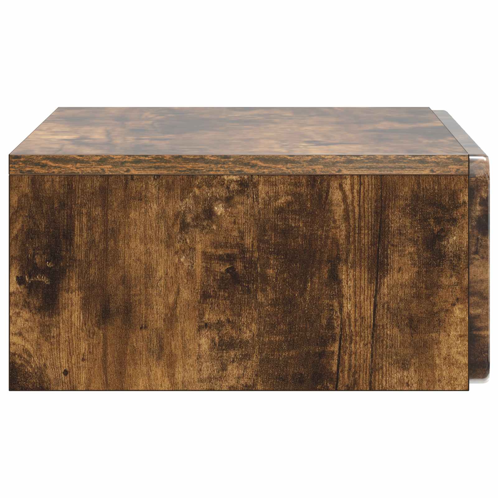 vidaXL Wall-Mounted Side Table Smoked Oak 59 x 34.5 x 17 cm 6