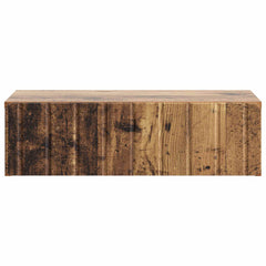 vidaXL Wall-Mounted Side Table Wall-mounted Old Wood 59 x 34.5 x 17 cm 5