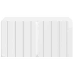 vidaXL Wall-Mounted TV Cabinet 59.5 x 41 x 30 cm High Gloss White 6