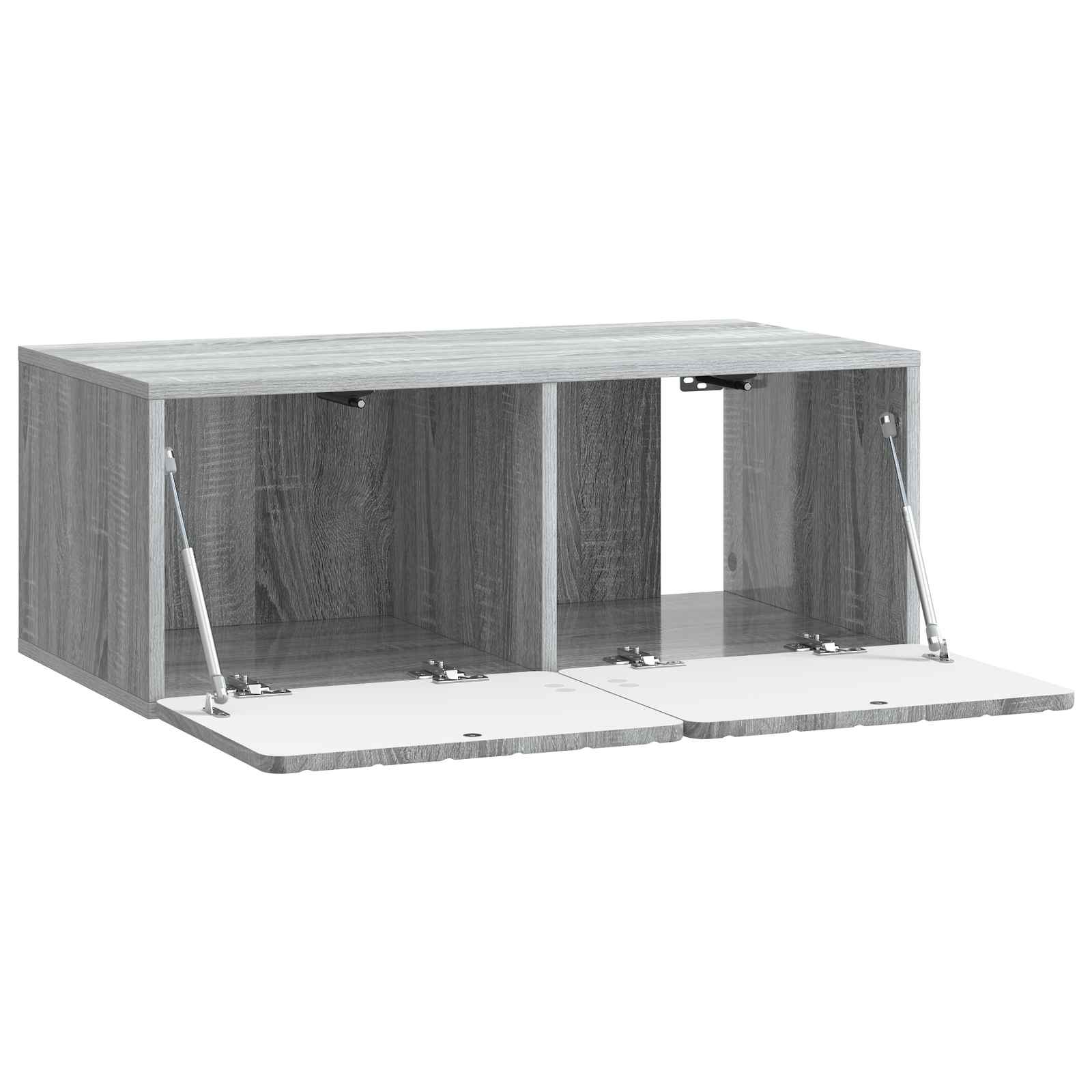 vidaXL Wall-Mounted TV Cabinet 78.5 x 41 x 30 cm Grey Sonoma 5