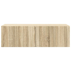 vidaXL Wall-Mounted TV Cabinet 98 x 41 x 30 cm Sonoma Oak 6