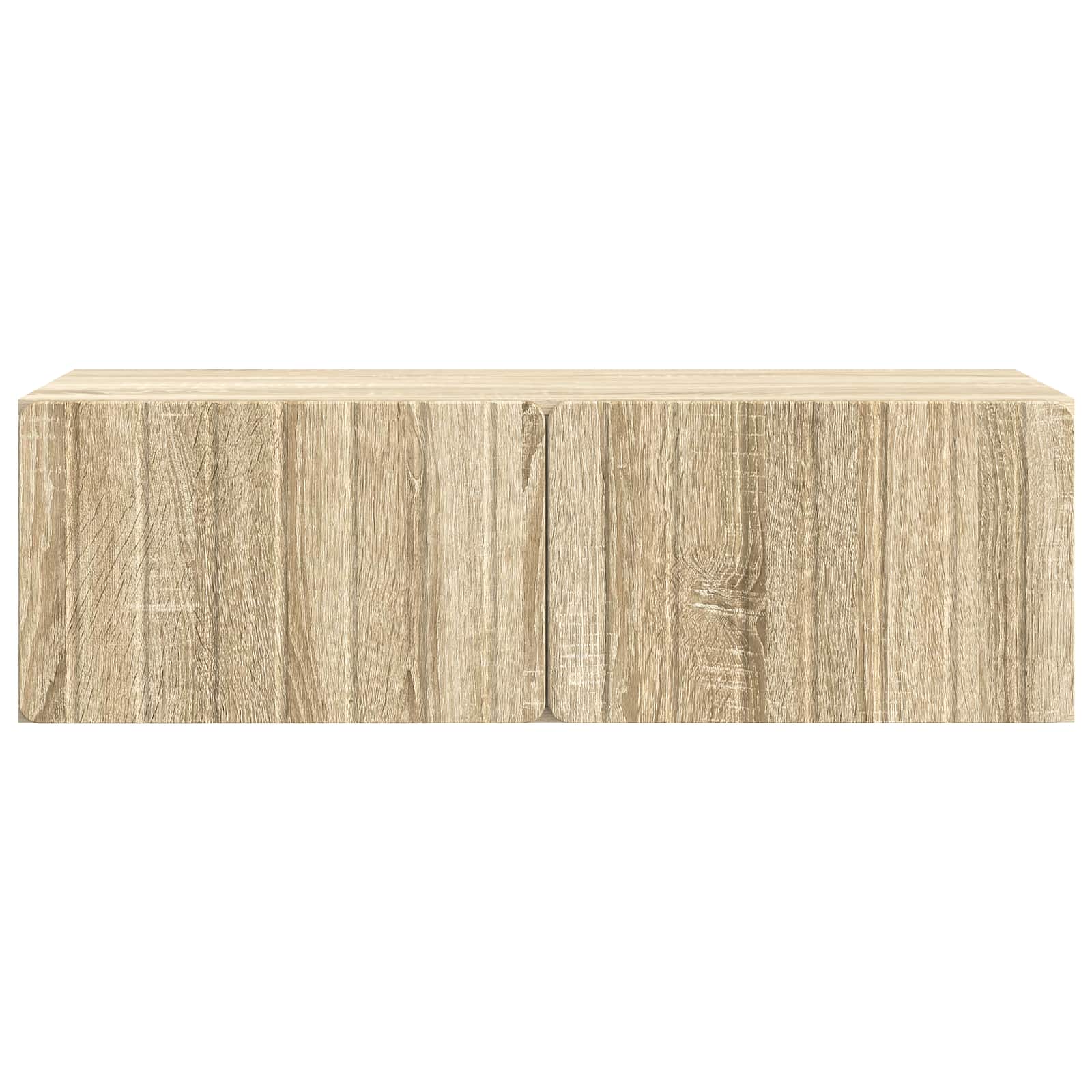 vidaXL Wall-Mounted TV Cabinet 98 x 41 x 30 cm Sonoma Oak 6