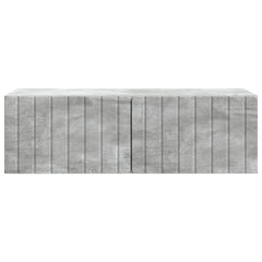 vidaXL Wall-Mounted TV Cabinet 98 x 41 x 30 cm Concrete Grey 6