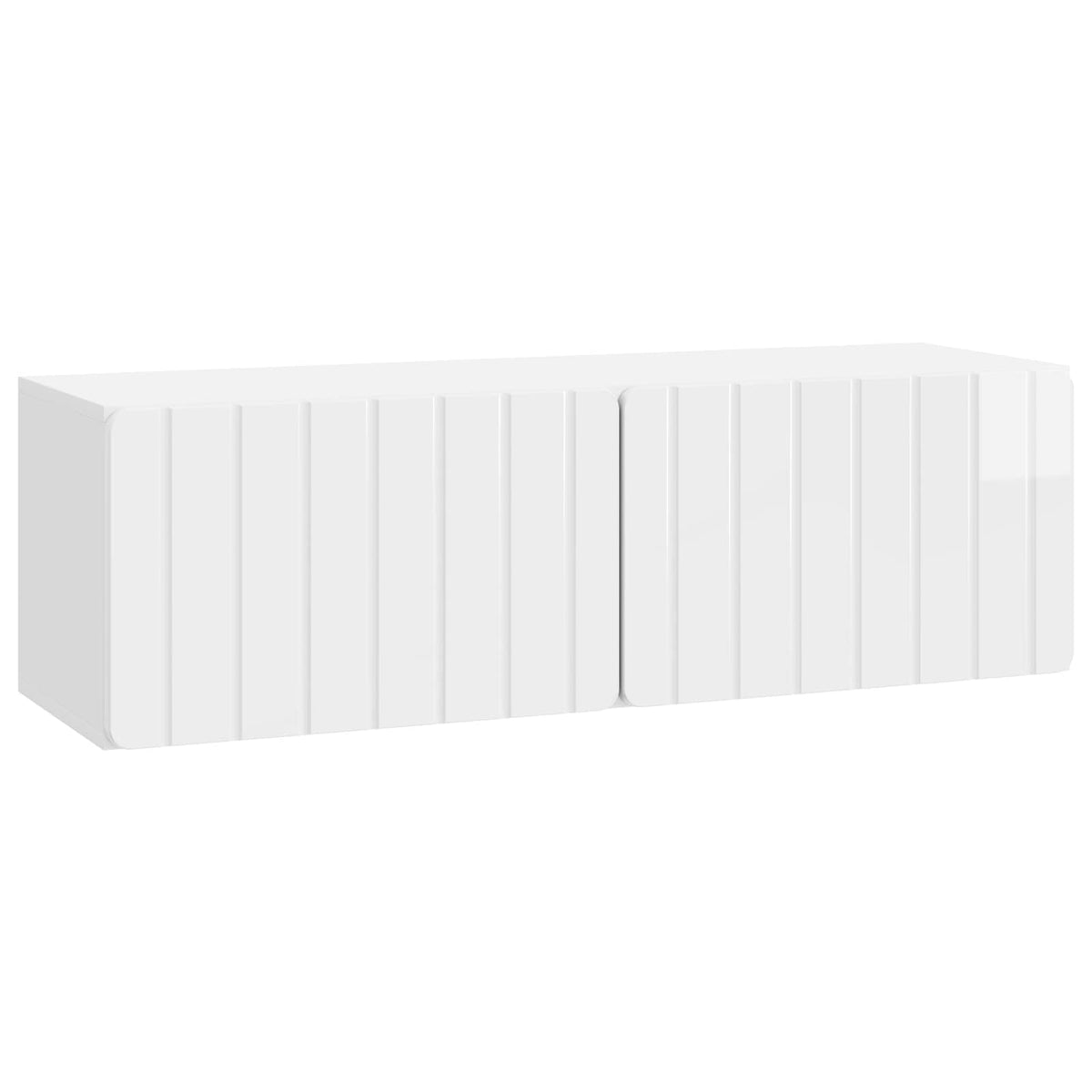 Wall-Mounted TV Cabinet 98 x 31 x 30 cm Depth 31 cm Width 98 cm High gloss white