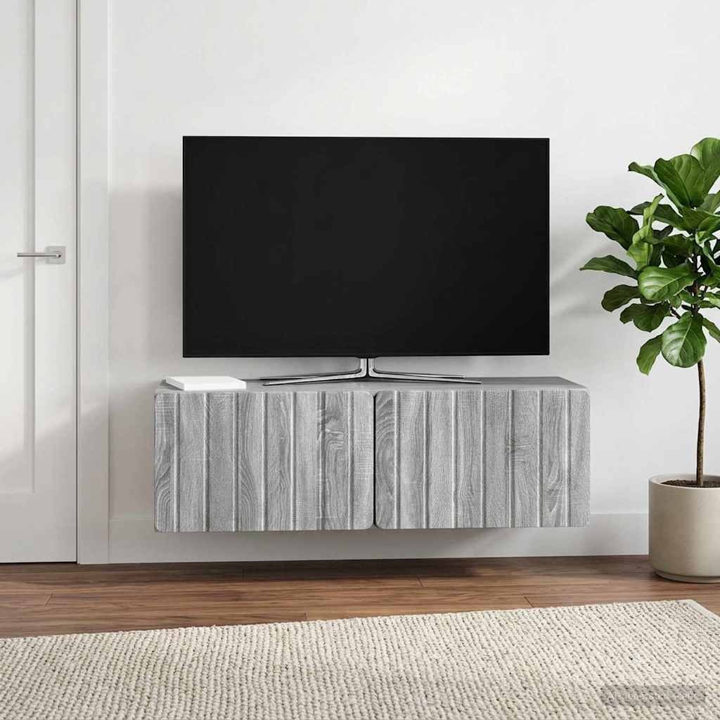 vidaXL Wall-Mounted TV Cabinet 98 x 31 x 30 cm Depth 31 cm Width 98 cm