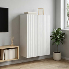 Wall-Mounted Cabinet Engineered Wood Depth 34.5 cm White 66 cm