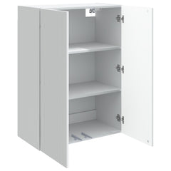 Wall-Mounted Cabinet Engineered Wood Depth 34.5 cm White 66 cm