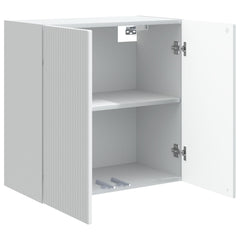 vidaXL Wall-Mounted Cabinet 59 x 31 x 60 cm Engineered Wood White 3