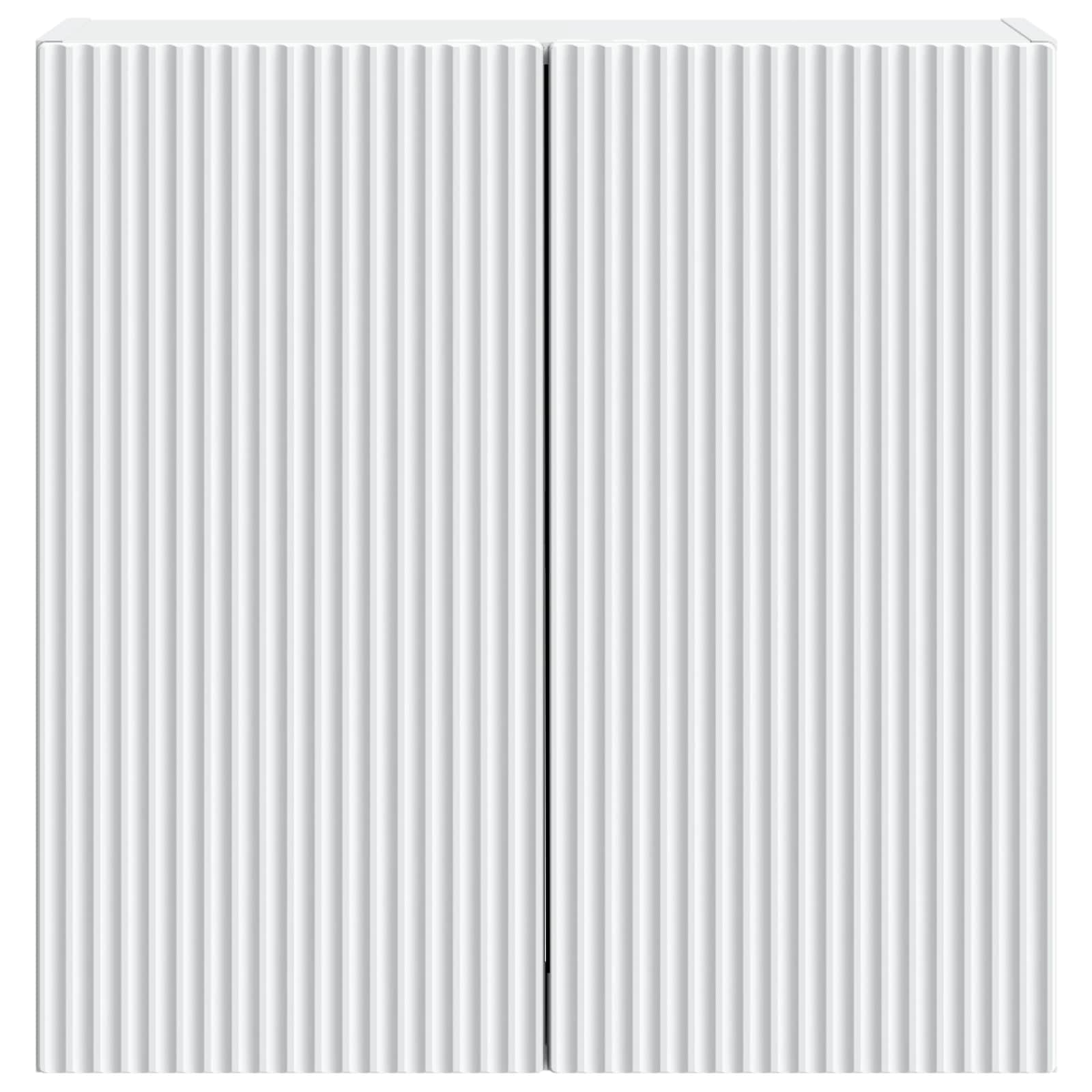 vidaXL Wall-Mounted Cabinet 59 x 31 x 60 cm Engineered Wood White 4