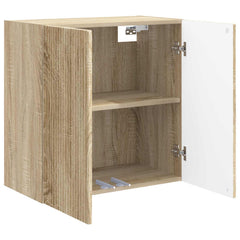 Wall-Mounted Cabinet 59 x 31 x 60 cm Engineered Wood Depth 31 cm Sonoma oak