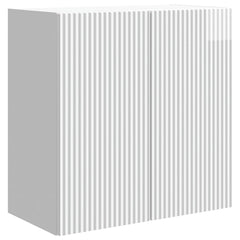 Wall-Mounted Cabinet 59 x 31 x 60 cm Engineered Wood Depth 31 cm High gloss white