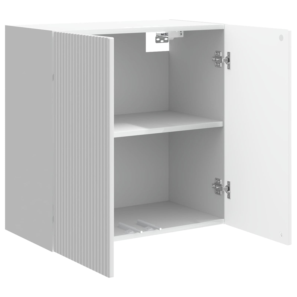 Wall-Mounted Cabinet 59 x 31 x 60 cm Engineered Wood Depth 31 cm High gloss white
