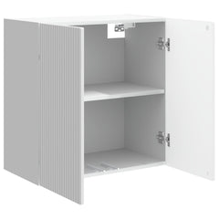 Wall-Mounted Cabinet 59 x 31 x 60 cm Engineered Wood Depth 31 cm High gloss white