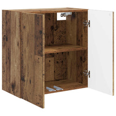 vidaXL Wall-Mounted Cabinet 59 x 31 x 60 cm Engineered Wood Old Wood 3