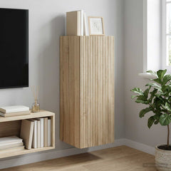 vidaXL Wall-Mounted Cabinet Engineered Wood Depth 34.5 cm