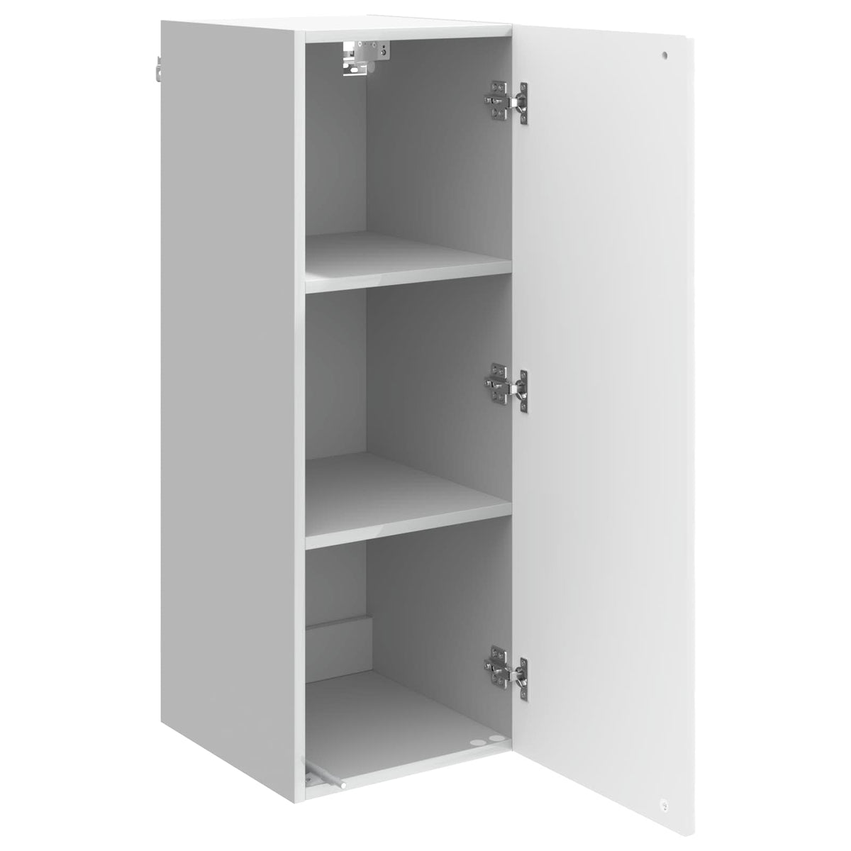 Wall-Mounted Cabinet Engineered Wood Depth 34.5 cm High gloss white 33 cm