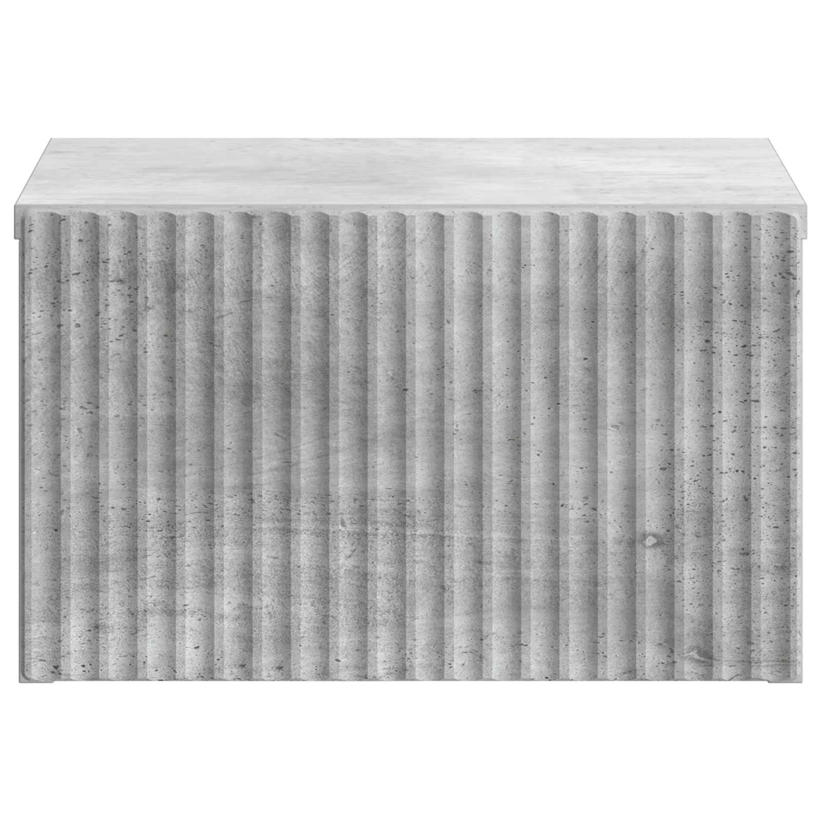 vidaXL Wall-Mounted Bedside Cabinet Concrete Grey 33 x 34.5 x 20 cm 5