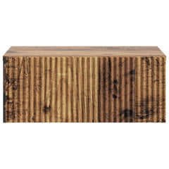 vidaXL Wall-Mounted Bedside Cabinet Old Wood 49 x 34.5 x 20 cm 5