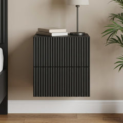 vidaXL Wall-Mounted Bedside Cabinet 33 x 34.5 x 40 cm