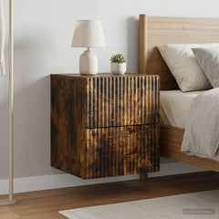 vidaXL Wall-Mounted Bedside Cabinet 33 x 34.5 x 40 cm