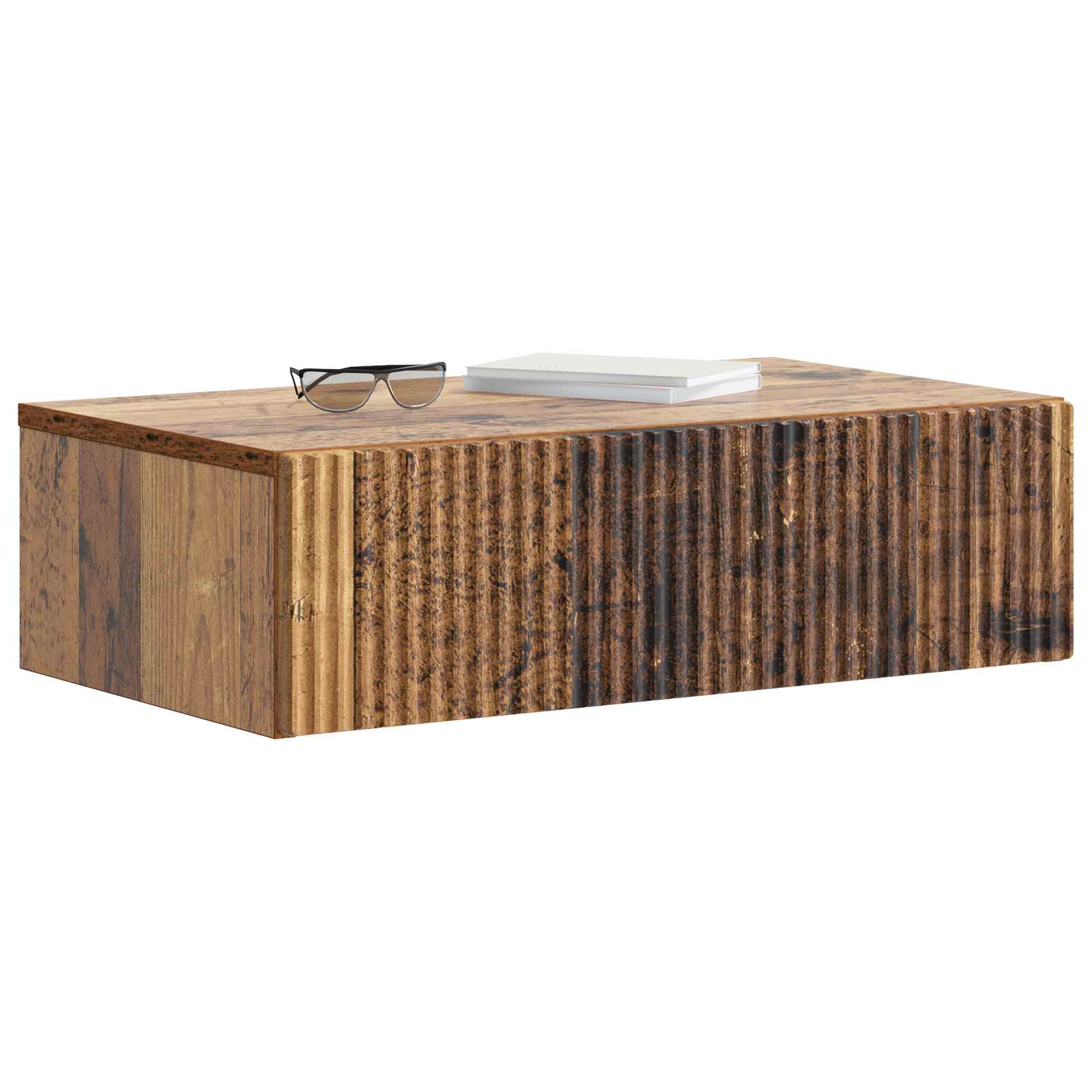 vidaXL Wall-Mounted Side Table 59 x 34.5 x 17 cm Engineered Wood 3