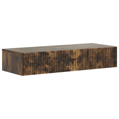 Wall-Mounted Side Table Engineered Wood Smoked oak 87.5 x 34.5 x 17 cm
