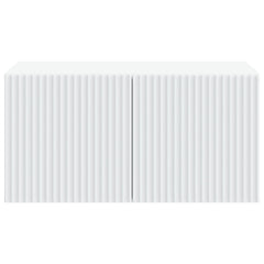 vidaXL Wall-Mounted TV Cabinet White 59.5 x 41 x 30 cm Engineered Wood 6