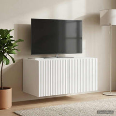 vidaXL Wall-Mounted TV Cabinet 59.5 x 41 x 30 cm High Gloss White 4