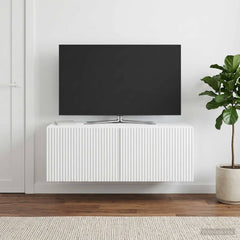vidaXL Wall-Mounted TV Cabinet White 78.5 x 41 x 30 cm Engineered Wood 4