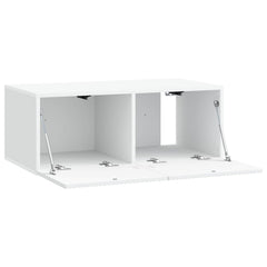 vidaXL Wall-Mounted TV Cabinet White 78.5 x 41 x 30 cm Engineered Wood 5