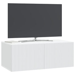vidaXL Wall-Mounted TV Cabinet White 78.5 x 41 x 30 cm Engineered Wood 3