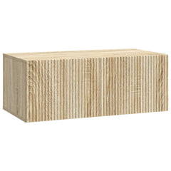 vidaXL Wall-Mounted TV Cabinet 78.5 x 41 x 30 cm Sonoma Oak 2