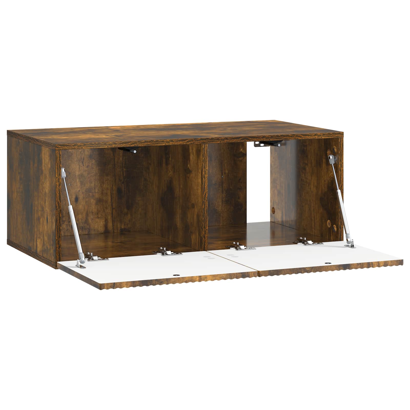 vidaXL Wall-Mounted TV Cabinet 78.5 x 41 x 30 cm Smoked Oak 5