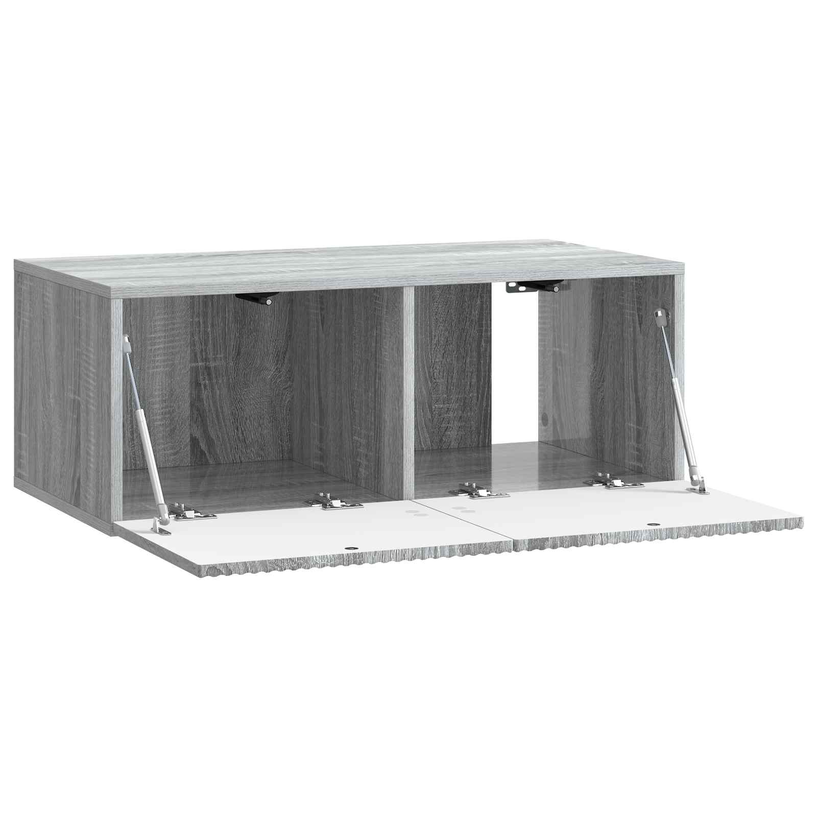 vidaXL Wall-Mounted TV Cabinet 78.5 x 41 x 30 cm Grey Sonoma 5