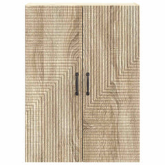 vidaXL Wall-Mounted Cabinet Sonoma Oak 66 x 34.5 x 90 cm 4