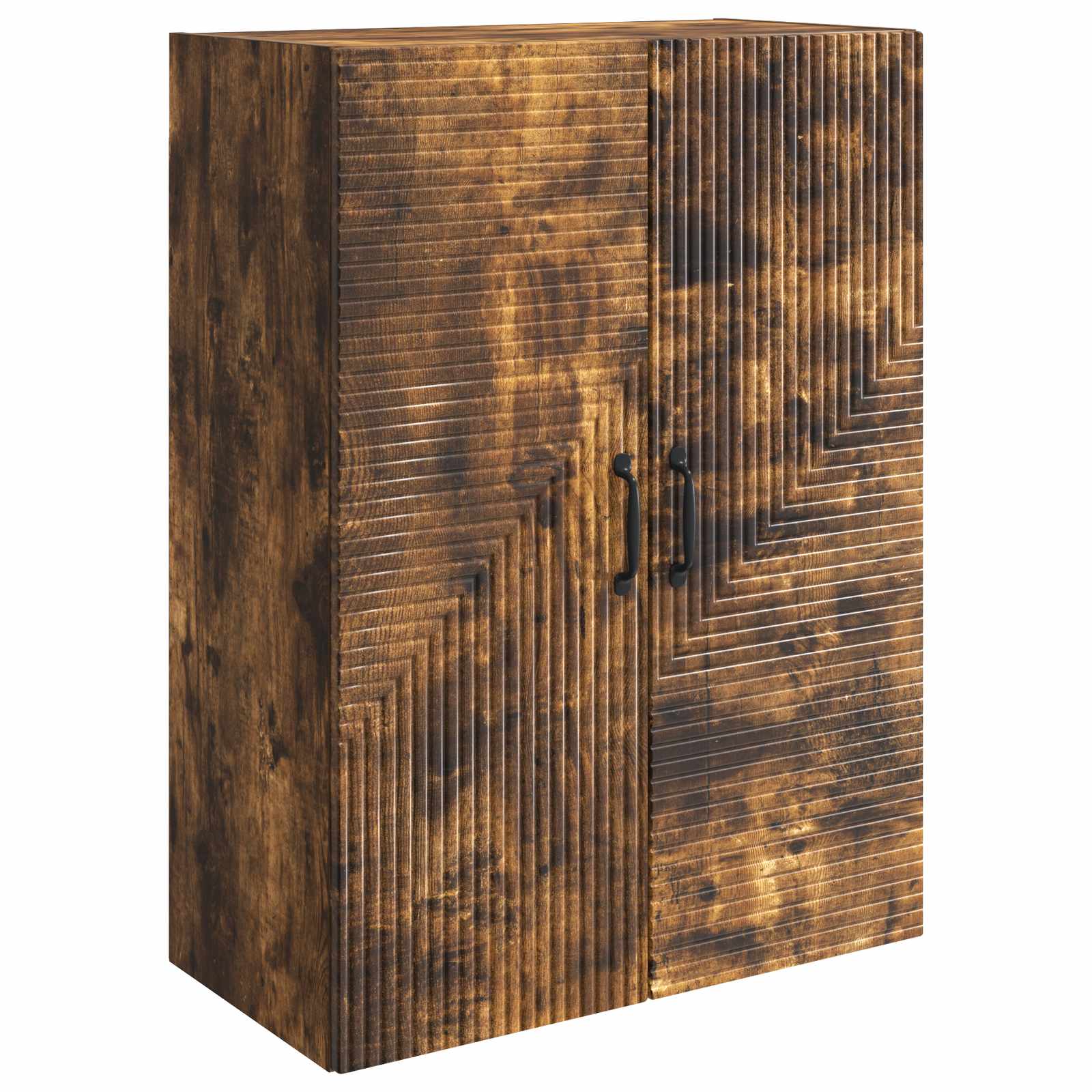 vidaXL Wall-Mounted Cabinet Smoked Oak 66 x 34.5 x 90 cm 2